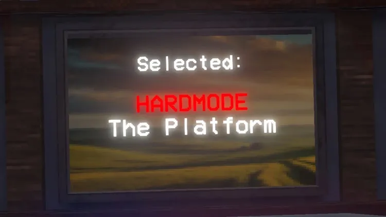 Developer update image for HARDMODE THE PLATFORM