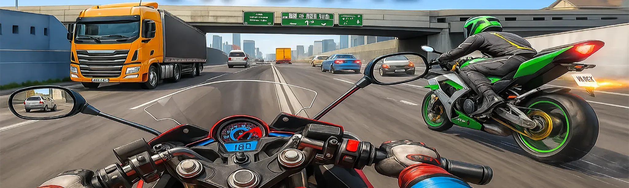 Moto Rider: Highway Racing Game VR