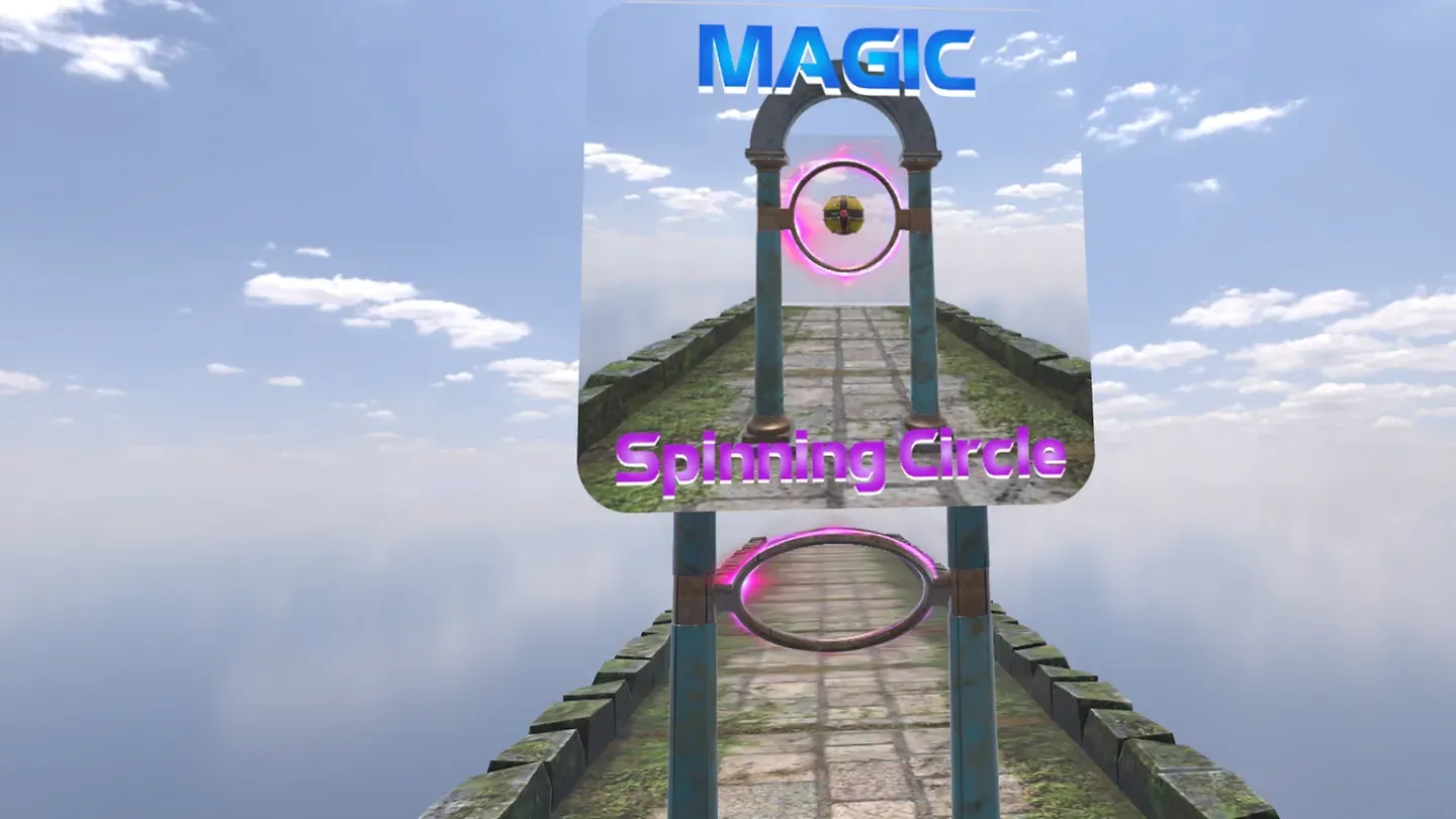 Magic spinning circle cover image