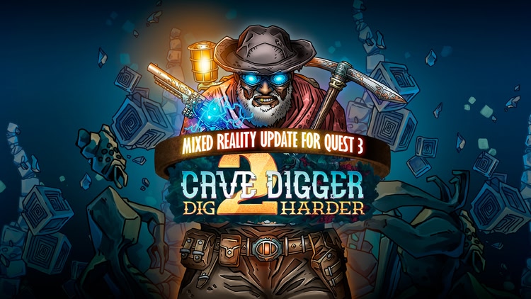 Developer update image for Cave Digger 2 now available on the Meta Horizon store!