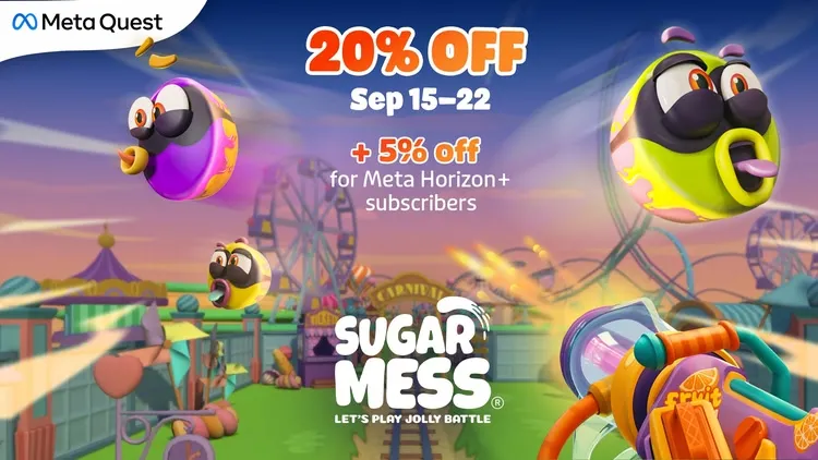 Developer update image for Sugar Mess - Let’s Play Jolly Battle 20% OFF | Meta Connect Sale