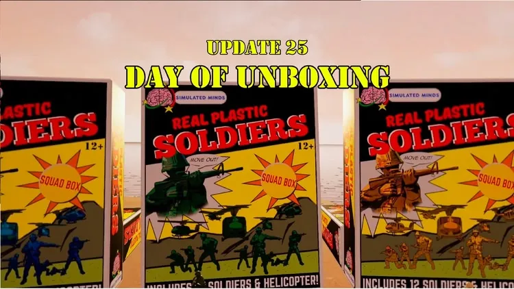 Developer update image for Update 25! Day of Unboxing!
