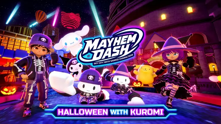 Developer update image for Halloween with Kuromi