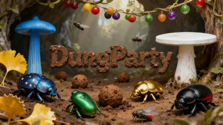 Developer update image for A party game about playing with and eating dung balls