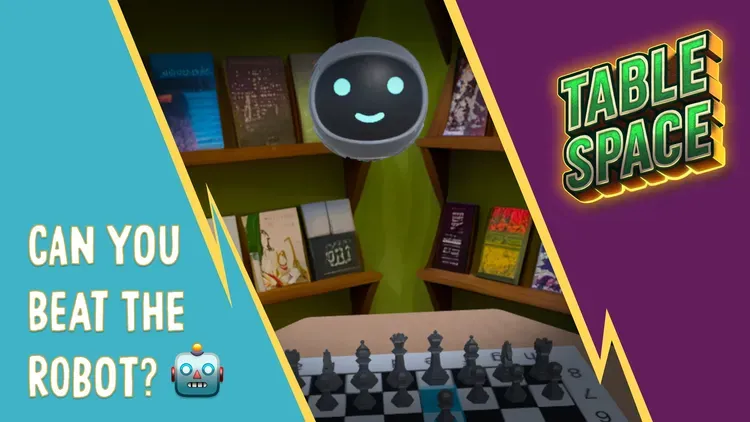 Developer update image for Can you beat the Robot? New Solo Bot match experience for Chess and Scramble Words! 🤖