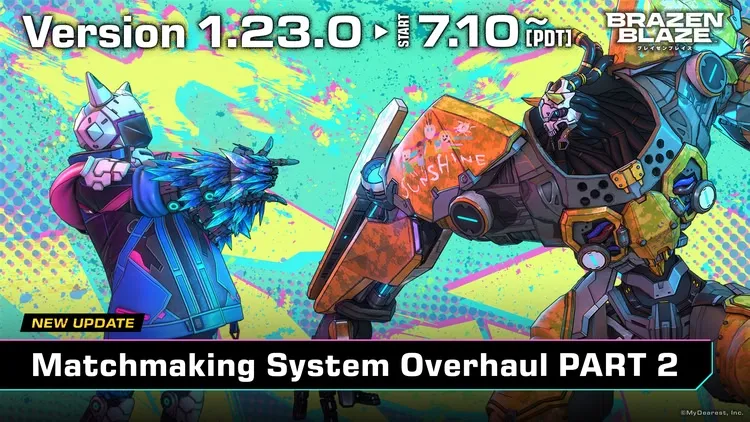 Developer update image for Matchmaking System Overhaul PART 2 and the Road to Free to Play!