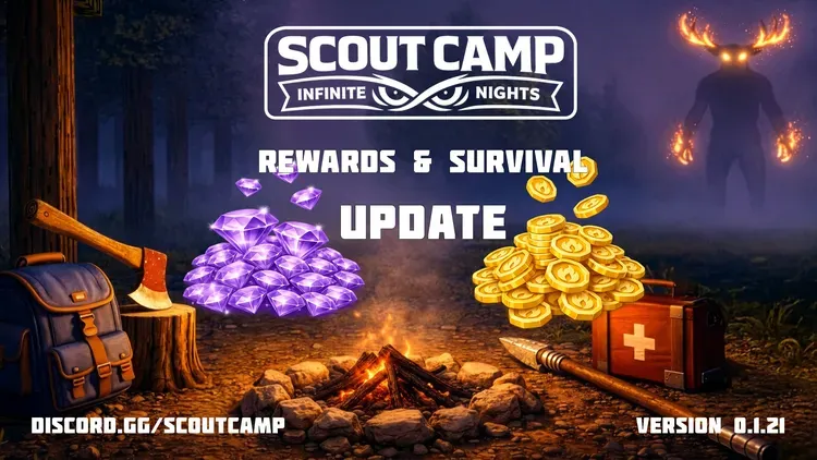 Developer update image for Rewards & Survival Update - Version 0.1.21