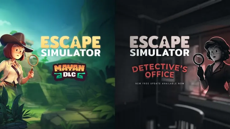 Developer update image for New Rooms Unlocked: Detective’s Office and Mayan DLC now on Quest! 🔎