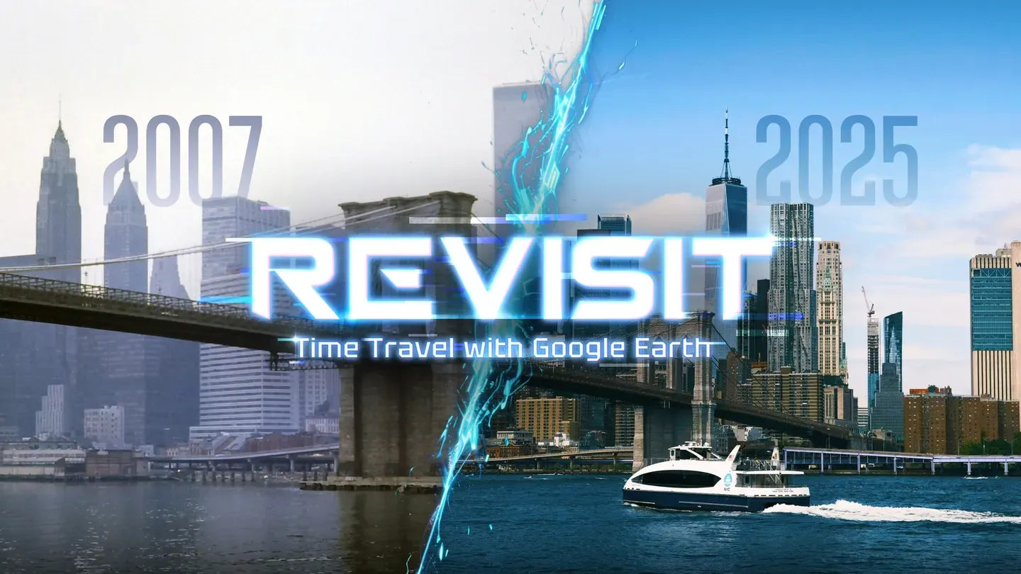 Revisit: Time Travel with Google Earth trailer 0