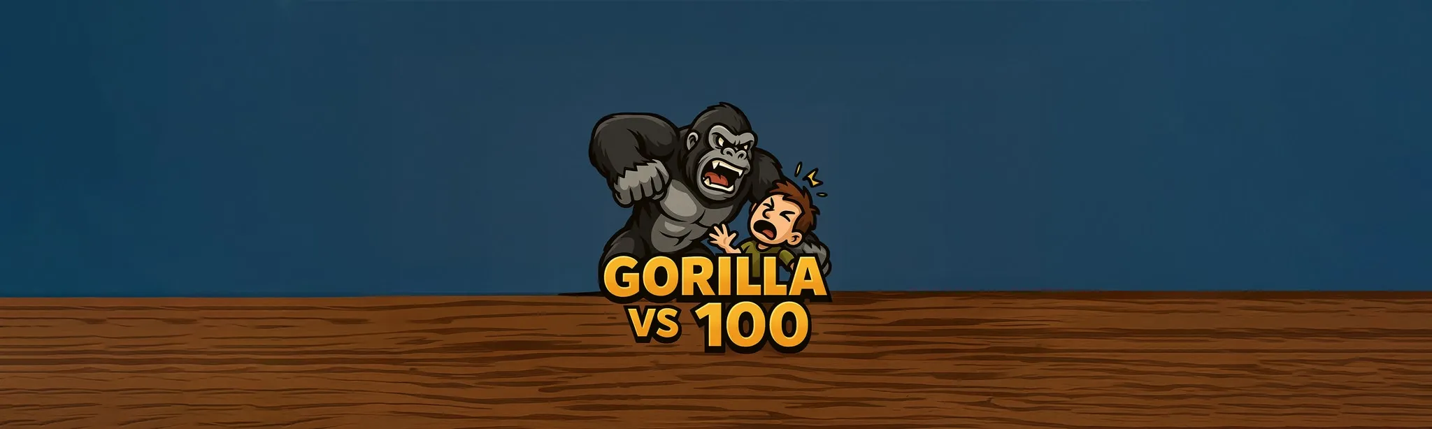 Gorilla vs 100