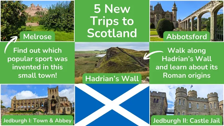 Developer update image for Scottish Borders | 5 Trips of Abbeys, Castles and Roman Frontiers