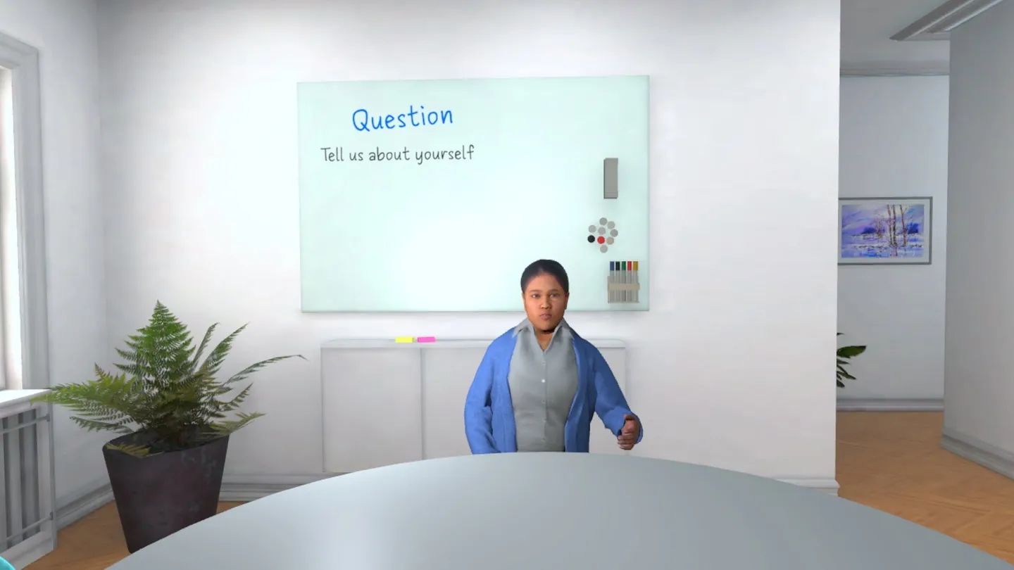 VR-ACE: Ace the job interview cover image