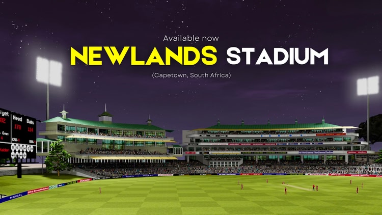 Developer update image for South Africa's iconic Newlands Cricket Stadium is here – let the action begin! 💥