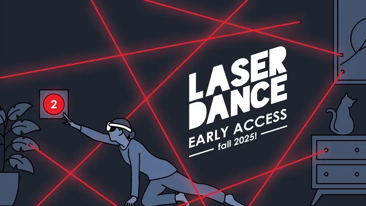 Developer update image for Laser Dance, a new game by the maker of Cubism, is coming to Early Access this fall!