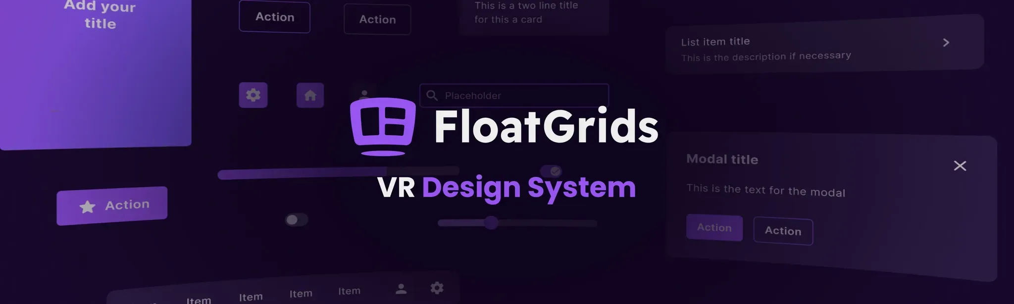 FloatGrids VR Design System