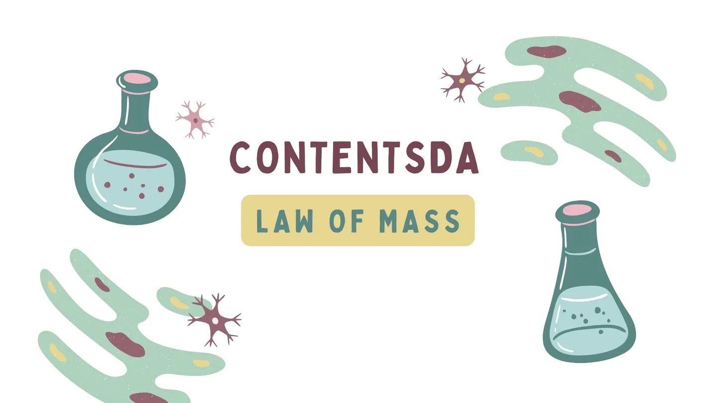 Law Of Mass Experiment - ContentsDa Science Experiment trailer 0