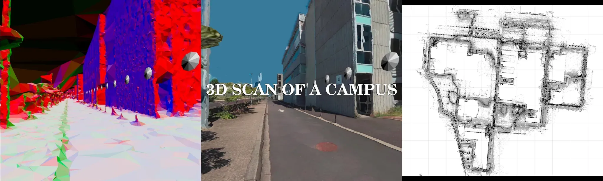 3D scan of a campus