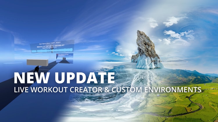 Developer update image for New Update: Live Workout Creator & Custom Environments