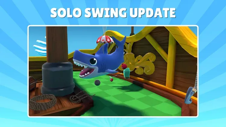 Developer update image for Fruit Golf’s Solo Swing Update