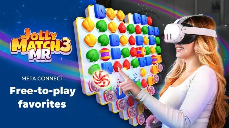 Developer update image for Jolly Match 3 MR is among Meta’s Free-to-Play Favorites!