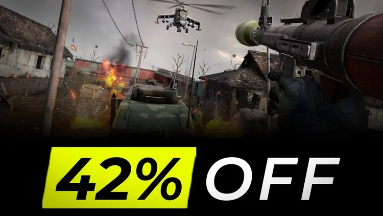 Developer update image for 42% off coupon for Zero Caliber 2. Grab it while you can! 