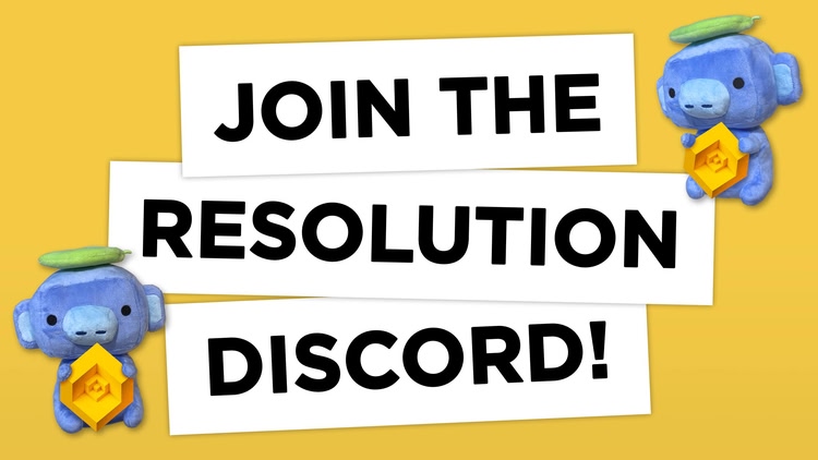 Developer update image for Join the Resolution Games Discord!