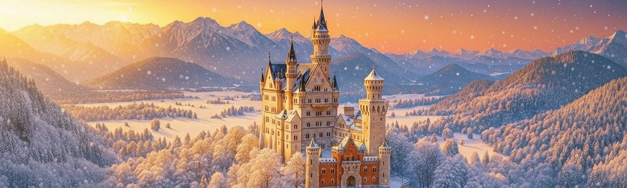 Neuschwanstein Castle Experience in Germany - inside and outside - VR Travel