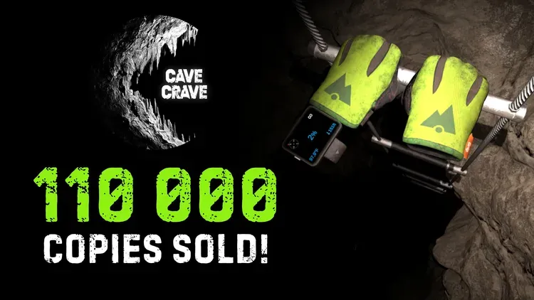 Developer update image for 110,000 spelunkers and counting🥳