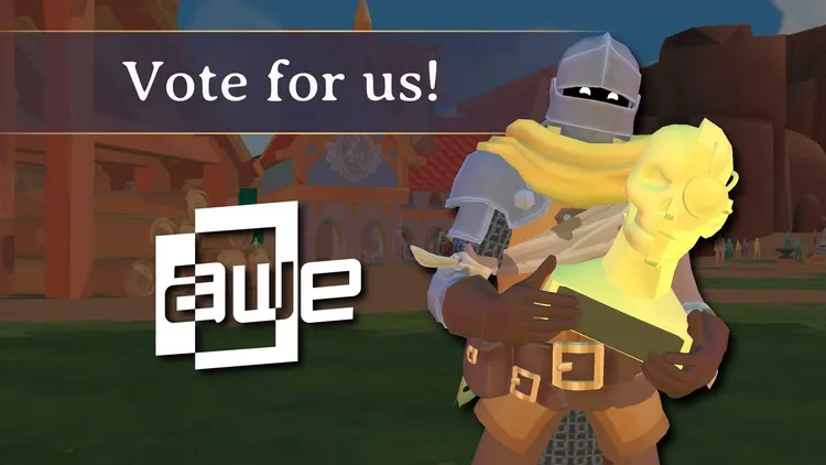 Developer update image for Mythic Realms is up for an Award!