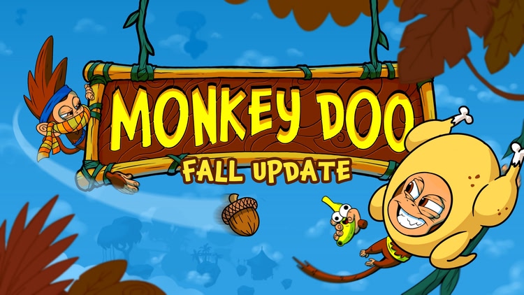 Developer update image for Monkey Doo Fall Update: Thanksgiving Edition Now Live 🦃🍂