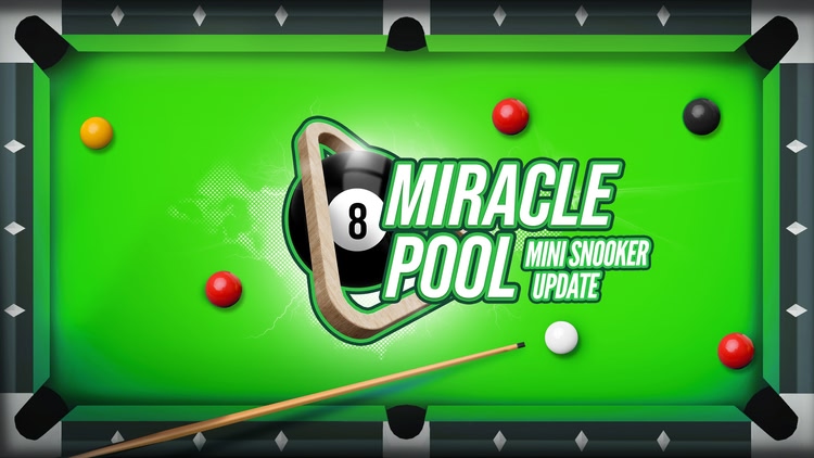 Developer update image for Mini Snooker Free Update Launches on MiRacle Pool!