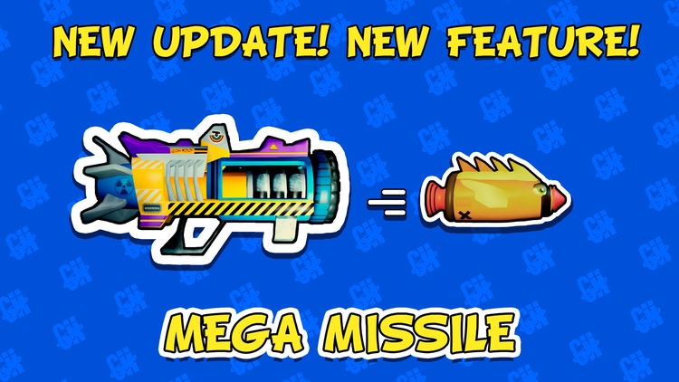 Developer update image for New Feature: Mega Missile | Galaxy Kart New Update 🚀