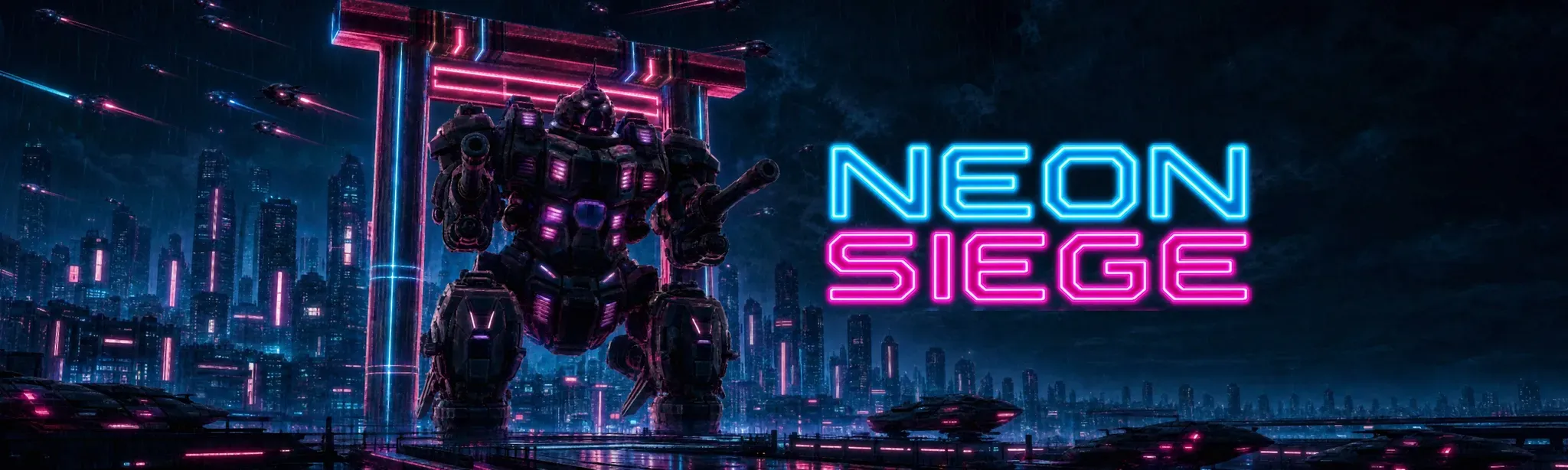 NEON SIEGE ネオン防衛戦