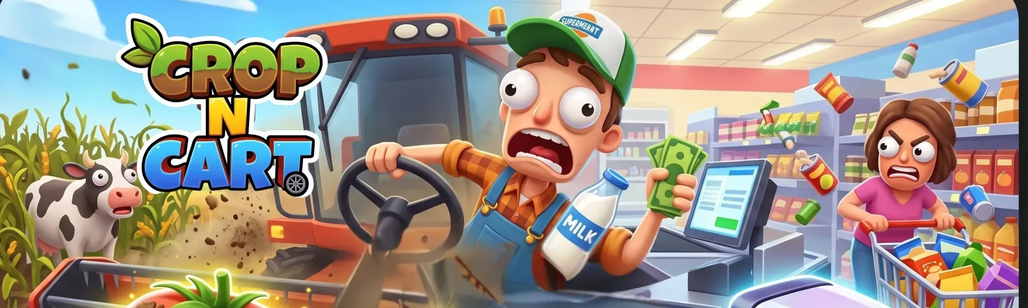 Farm n SuperMarket  Simulation VR