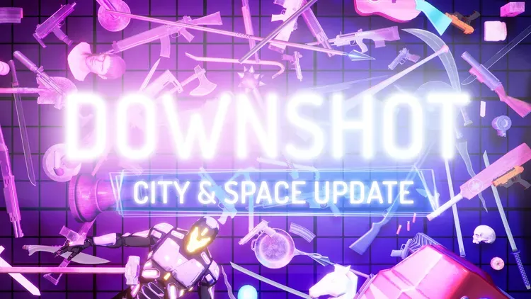 Developer update image for DOWNSHOT: CITY & SPACE UPDATE OUT NOW!