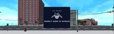 Robot war in space hero image