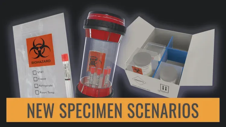 Developer update image for New Specimen Handling Scenarios!