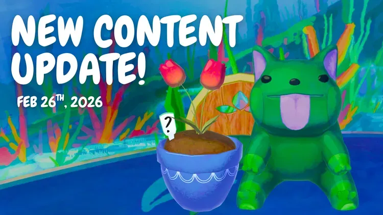 Developer update image for New Flower & Environment + Bug Fixes are here!