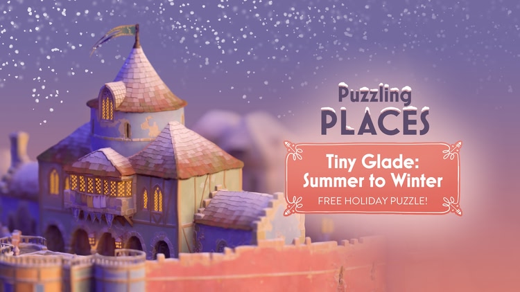 Developer update image for 🏰 Tiny Glade x Puzzling Places - A Cozy Puzzle Collaboration!