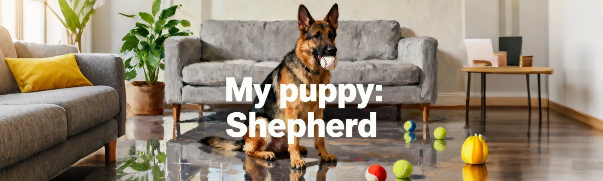 My puppy: Shepherd