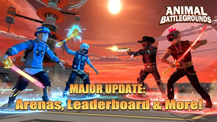Developer update image for Animal Battlegrounds Major Update: Arenas, Profiles & More!