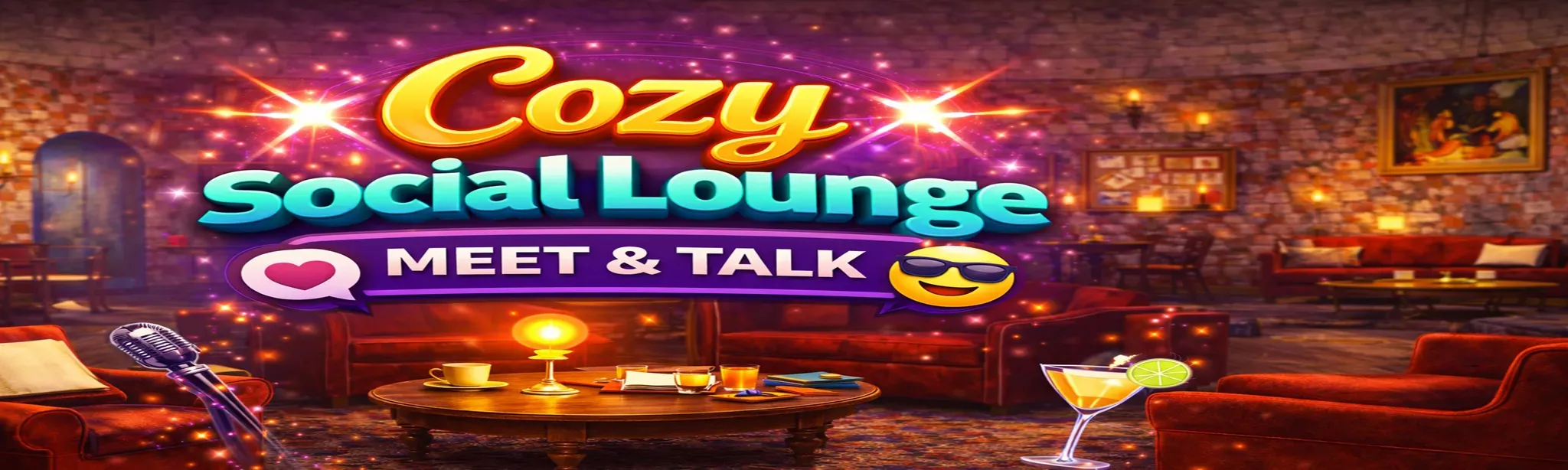 Cozy Social Lounge: Meet & Talk