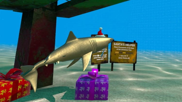 Developer update image for Help Santa Deliver Presents! 🎄🦈