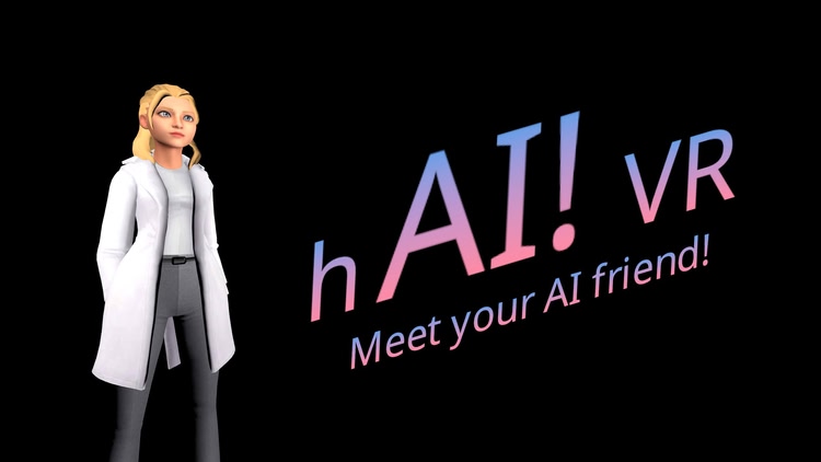 Developer update image for hAI! Friend VR: Chat & bond with your AI friend made with a lifelike avatar, in VR!