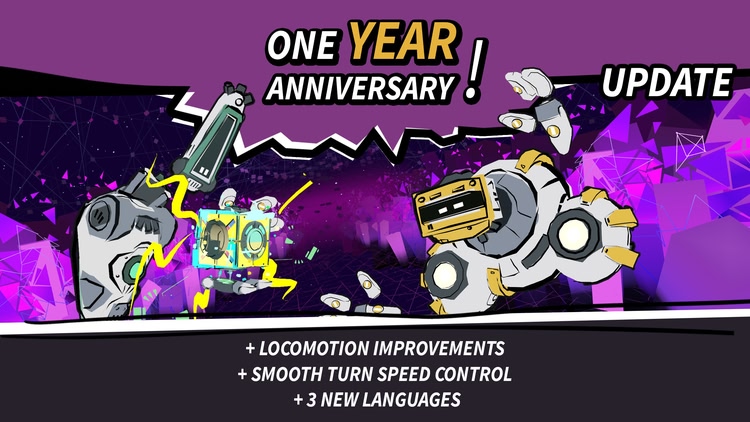 Developer update image for UNBINARY 1st Anniversary Update! Locomotion Improvements + Smooth Turn Speed Control + 3 New Languages