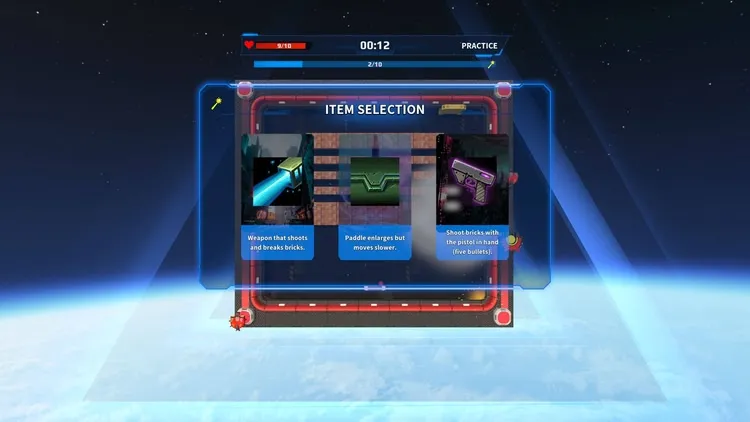 Developer update image for Brick Smash VR v1.0.8 – Added Laser Aiming System and Language Selection