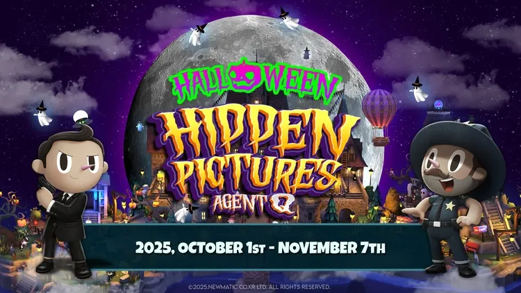 Developer update image for 📌 Hidden Pictures: Agent Q – Halloween Event 🎃👻