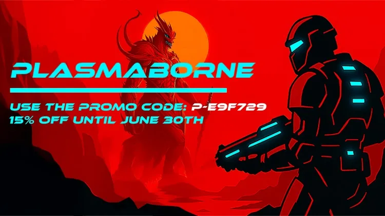 Developer update image for Plasmaborne: A Brutal Roguelike Shooter Now in Early Access