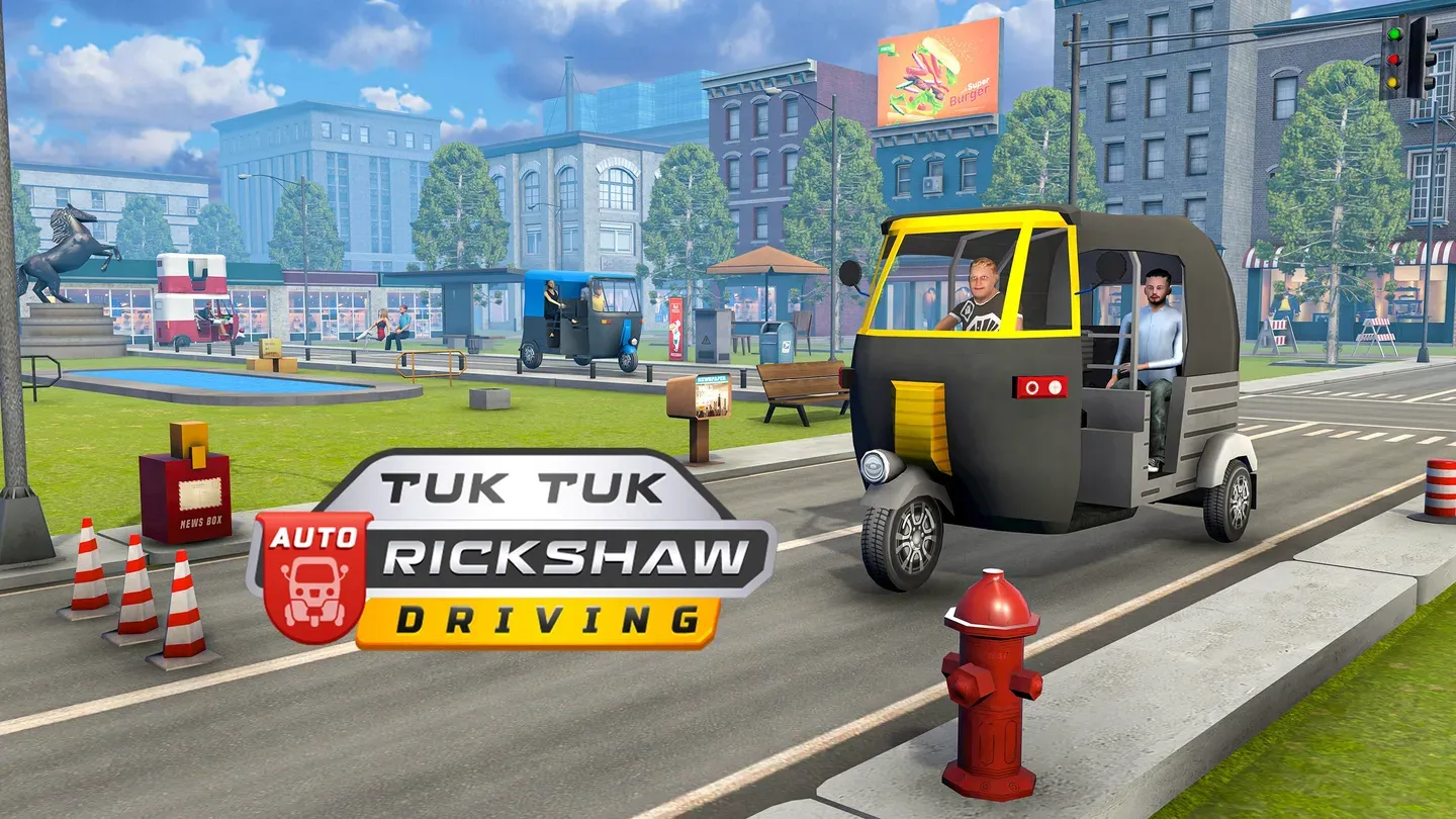 Tuk Tuk  Auto Rickshaw Driving trailer 0