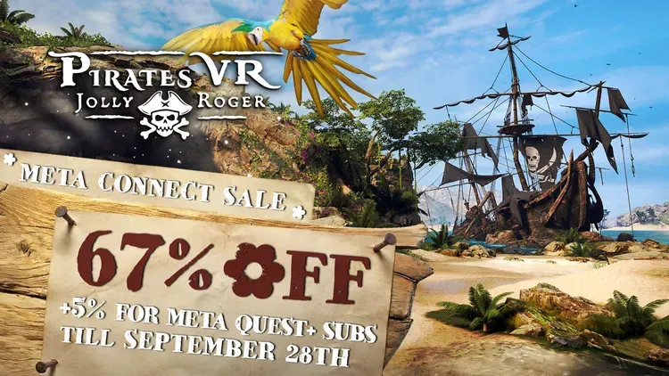 Developer update image for Get 67% off Pirates VR: Jolly Roger!